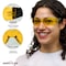 Safe Handler Safety Glasses, Anti-Scratch, Yellow Lens, Black Frame BLSH-ESCR-CLBT-SG4Y-12 - alternate 4